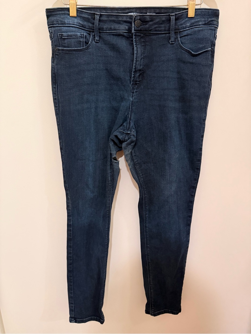 Old Navy Dark Indigo Skinny Jeans Size 14 Plus